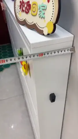 If you have a narrow entrance hallway and can't fit a large shoe cabinet, you can take a look at this ultra-thin steel shoe cabinet. It takes up little space, can store a lot of shoes, and is practical and beautiful #shoecabinet #ultrathinshoecabinet #entry shoe cabinet recommendation #shoecabinet 