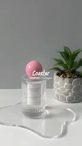 this Acrylic coaster isn’t just for your drinks, perfect din siya as props for flatlays. 🥰✨ #acryliccoasters #coaster #aestheticcoaster #glasscoaster #coasters 