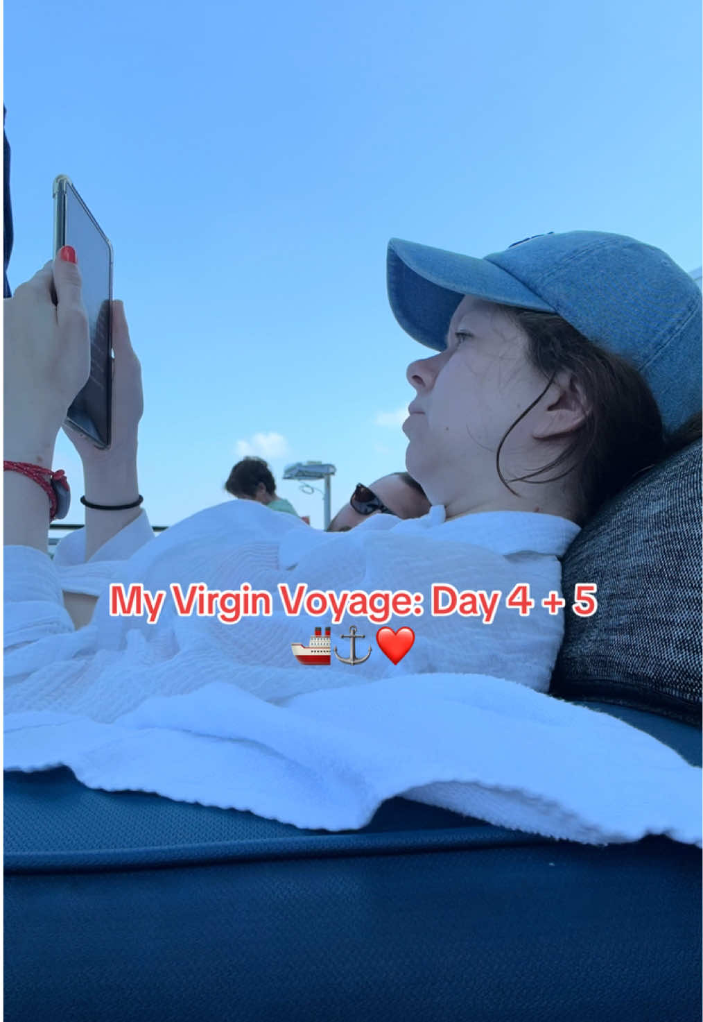 My Virgin Voyage: Day 4&5  We learned my favorite cruise days involve reading my book and drinking pina coladas 🍹 @Virgin Voyages  #myvirginvoyage #virginvoyages #cruise #traveltok 