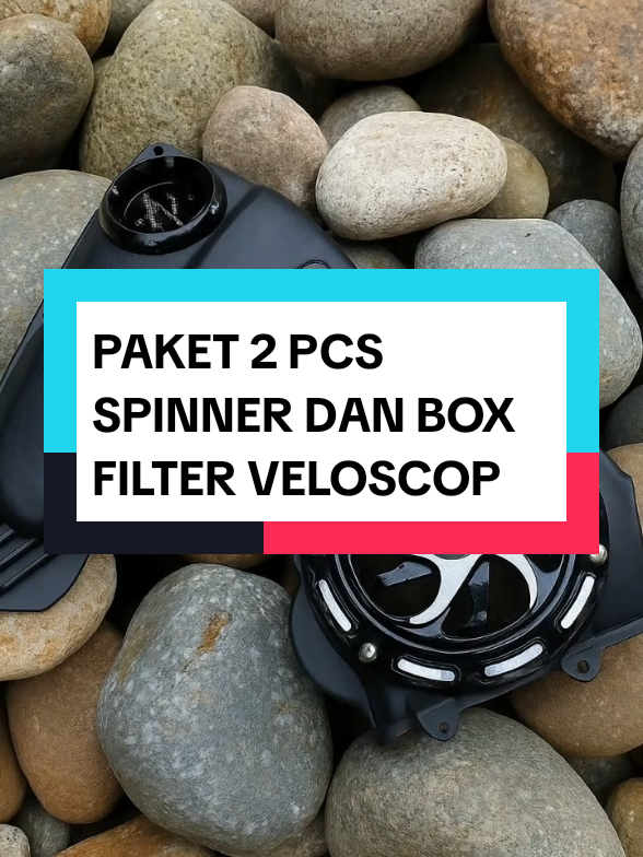 PAKET 2 PCS SPINNER DAN BOX FILTER VELOSCOP MATIC HONDA  #aksesorismotor #fypシ゚ 