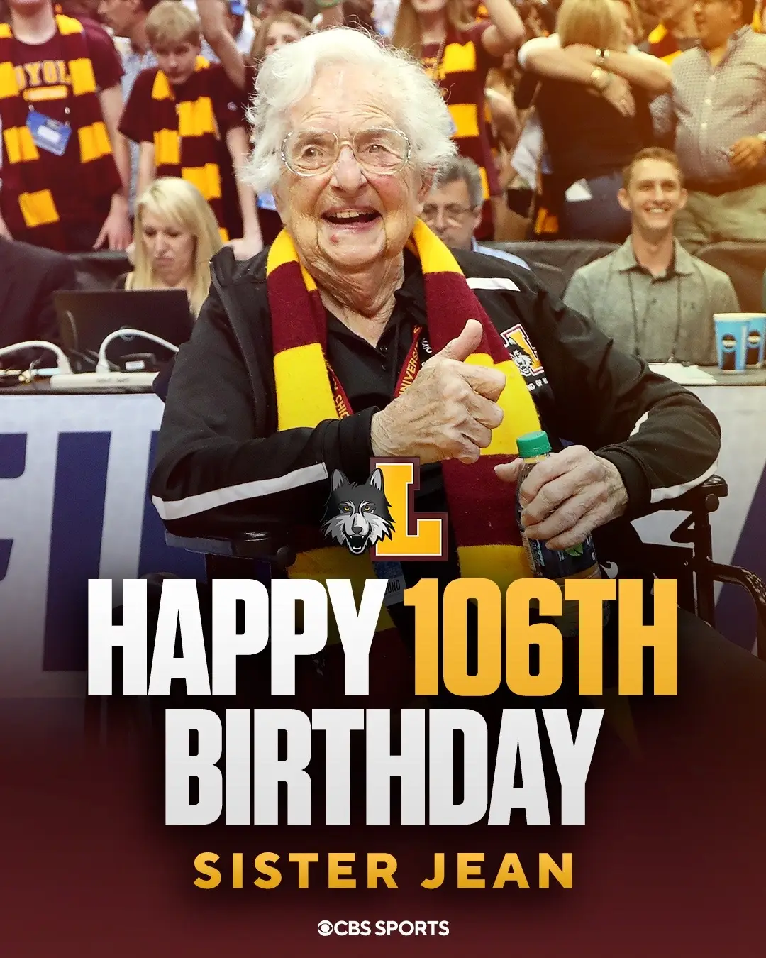 Happy birthday Sister Jean! #MarchMadness 