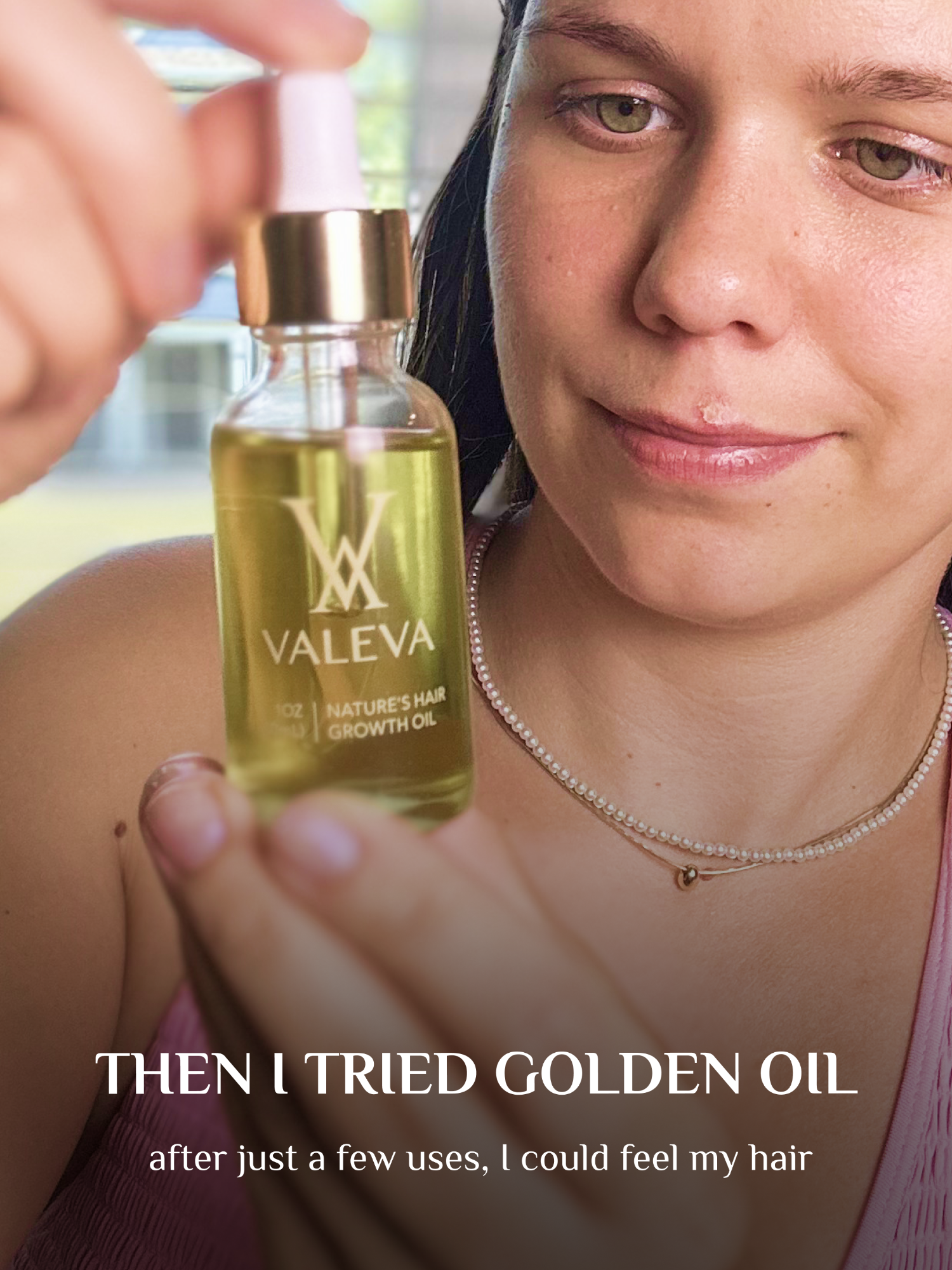 ✨ Discover the secret to healthy, beautiful hair with Valeva’s Golden Oil! ✨ Deep nourishment begins from the very first drop  this unique blend of 8 natural oils works to strengthen your hair from root to tip. Say hello to a thicker, fuller appearance that looks and feels natural. No harsh formulas, just lasting results. With consistent use, you’ll notice visible growth and real progress that speaks softly but truly transforms your hair care routine. Ready to stop cycling through products and finally see the difference? Your hair’s new best friend is here. 💛 #haircare #haircareproducts #haircareproduct #ugcproducts #ugc #hairoil #hairoiling #usatiktok🇺🇸