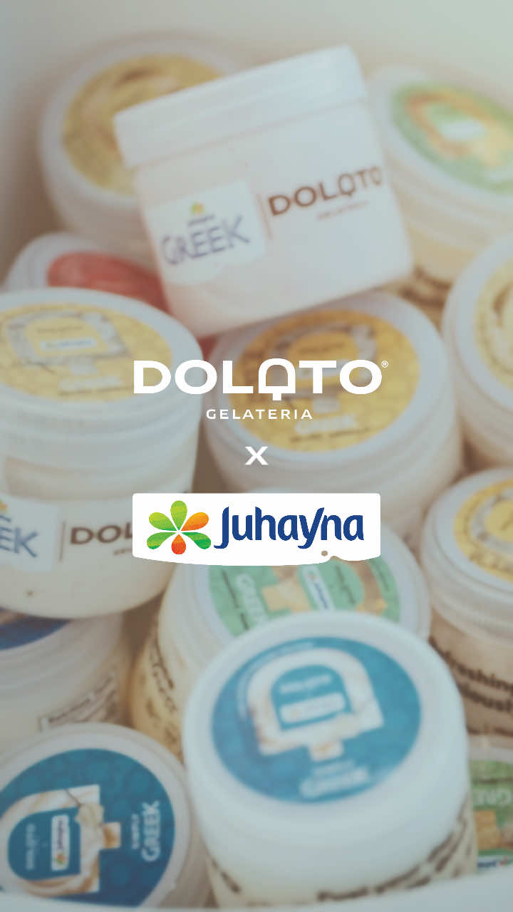 Round two comes with a delicious twist ✨ Dolato & Juhayna introduce Authentic Greek Yogurt Gelato — luxuriously creamy, rich in taste, protein-packed, low in calories and available in 5 irresistible offerings: Plain, Oats, Pineapple, Strawberry & Vanilla. Grab your scoop today and find the flavor that speaks to you 🍧 #DolatoxJuhayana #GreekYougurt #GreekYogurtGelato #LowSugarGelato #LowCaloriesTreats 