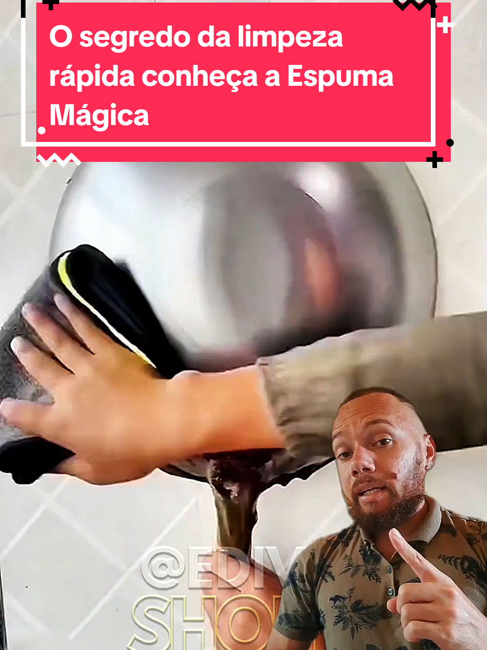 O segredo da limpeza rápida conheça a Espuma Mágica #EspumaMagica #LimpezaRapida #CasaSemEsforco #ProdutoViral #DicaDeLimpeza