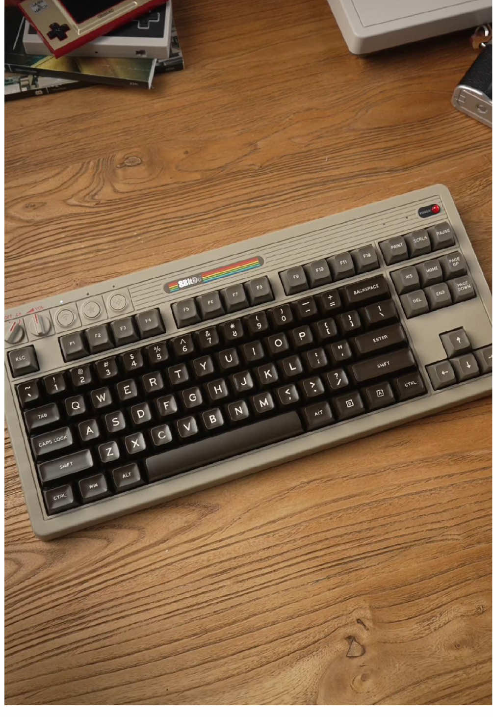 Check out this retro keyboard! #techgadgets 