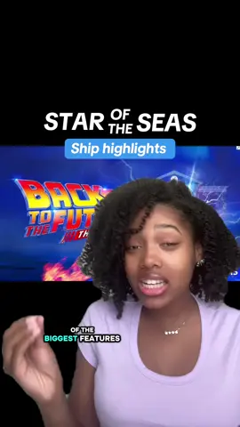 Back to the Future at SEA 🌊!! Who excited to attend this show onboard? #cruisetok #cruisetravel #royalcaribbean 