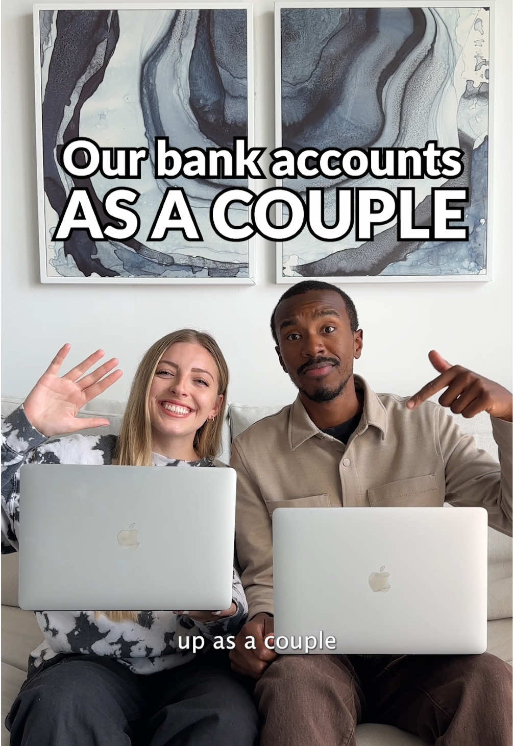 Our bank account set up as a couple 🫢 #PersonalFinance #MoneyTips #MoneyForCouples #MoneyInRelationships #BankAccountSetUp 