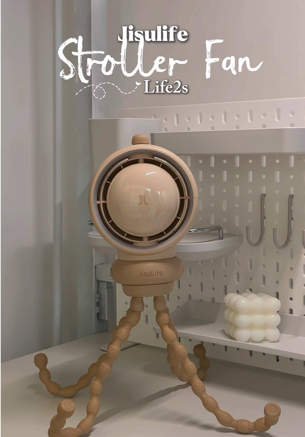 Jisulife Stroller Fan Life2s 🛍️🫶🏻 Cute & multi-functional ❄️ #Jisulife #strollerfan 