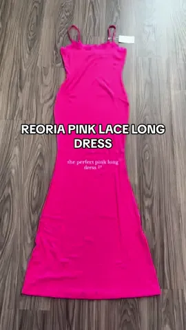 This pink and the style of this dress is everything 😍💖 @REORIA #reoria #longdress #pinkdress #dresses #creatorsearchinsights 