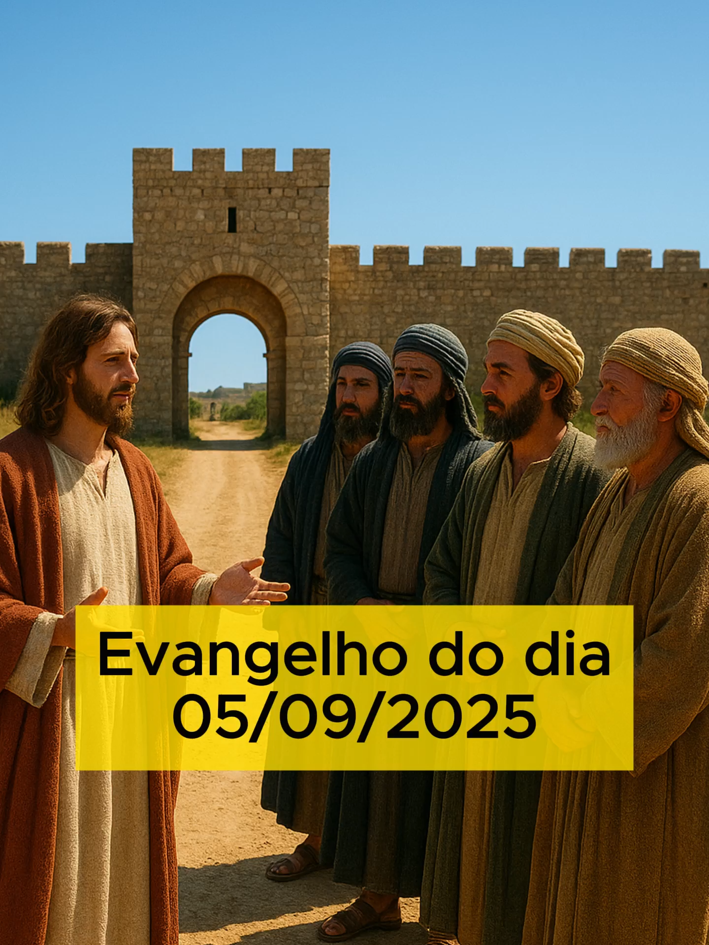 Evangelho do dia 05/09/2025 #evangelho #evangelhodehoje #palavradedeus #reinodedeus #jesus #deus #igreja #jejum