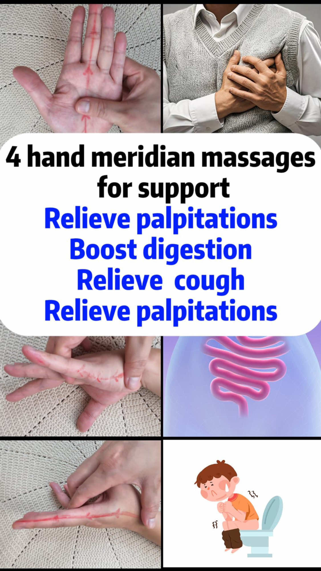 Four hand meridian massages to nourish and balance the body. #meridian #SelfCare #exercise #morningworkout #wellness 