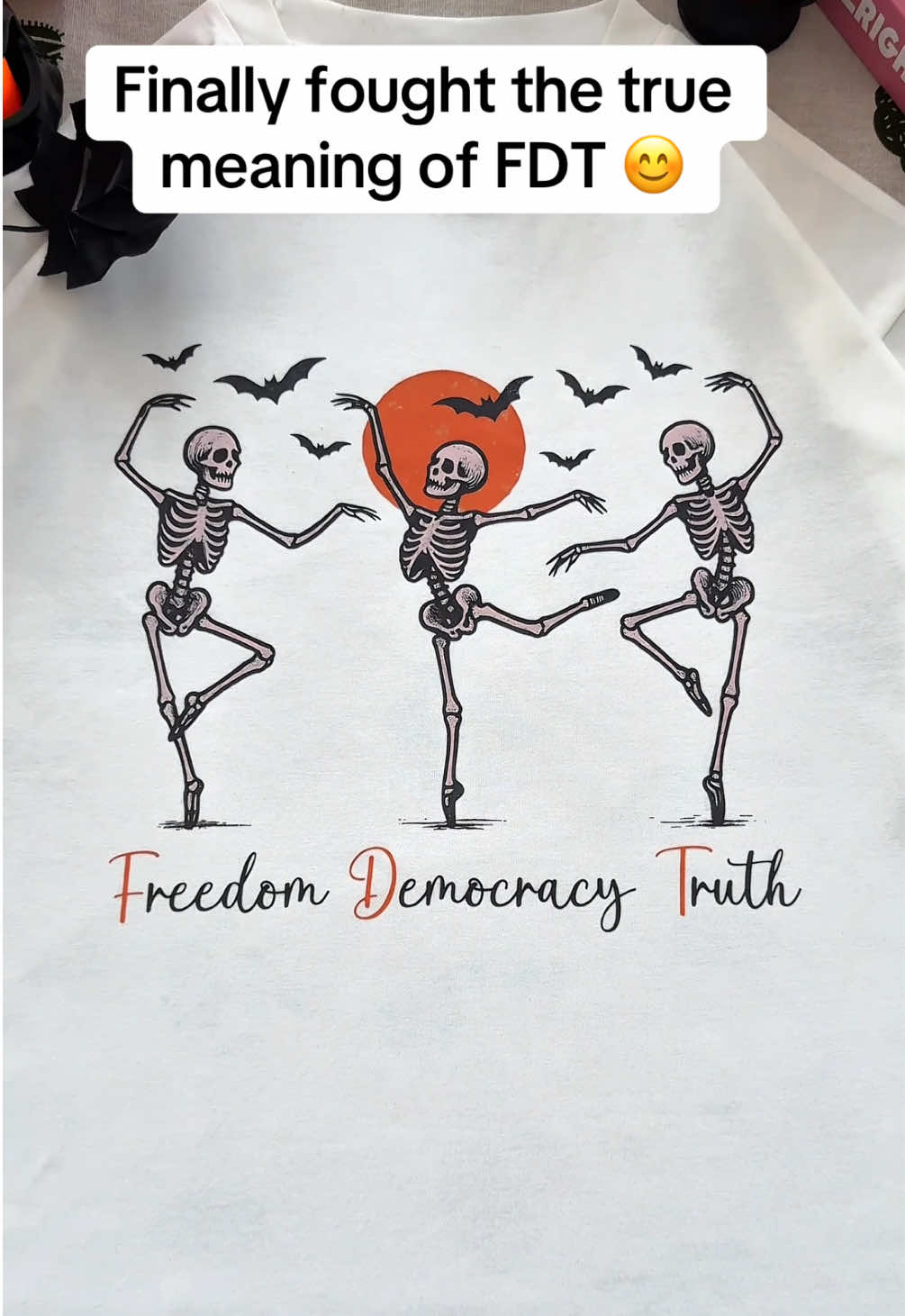 Yeah. It’s freedom democracy truth #freedomdemocracytruth #fdt #halloween2025 #halloween 