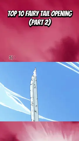 Mon TOP 10 des meilleurs openings de Fairy Tail (partie 2) #pourtoi #top #opening #fairytail #viral 