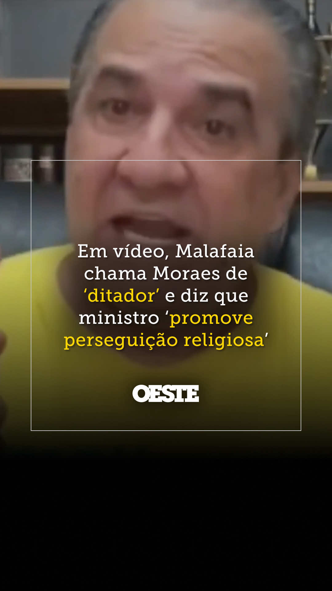 O pastor Silas Malafaia publicou um vídeo nas redes sociais, nesta quinta-feira (21), em que fala sobre a operação de busca e apreensão da Polícia Federal (PF) contra ele. No vídeo, Malafaia chama o ministro Alexandre de Moraes, do Supremo Tribunal Federal (STF), de ‘ditador’ e diz que ele ‘promove perseguição religiosa’.  #noticias #RevistaOeste #Moraes #Malafaia #politica 