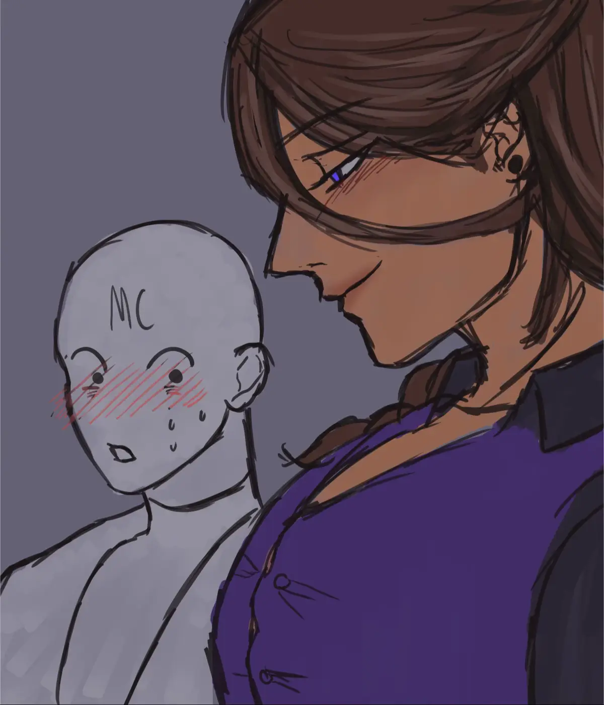 Character at the end, is my oc getting screamed at lol #tkatbgame #TKATB #jerichoichabod #solivanbrugmansia #HyugoSugimoto