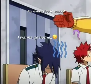 Literally me core: 😭 #TAMAKI #ihateschool #relatble #mha #iwannagohome 