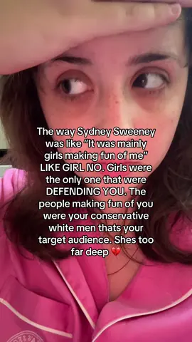 Ugh what is genuinely wrong #sydneysweeney #euphoria #americaneagle #fyp