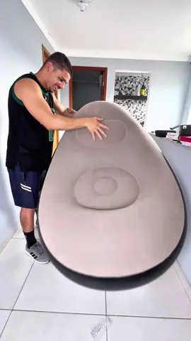 Sofá Poltrona Inflável Portátil com Puff - Ideal para Sala, Quarto ou Camping
