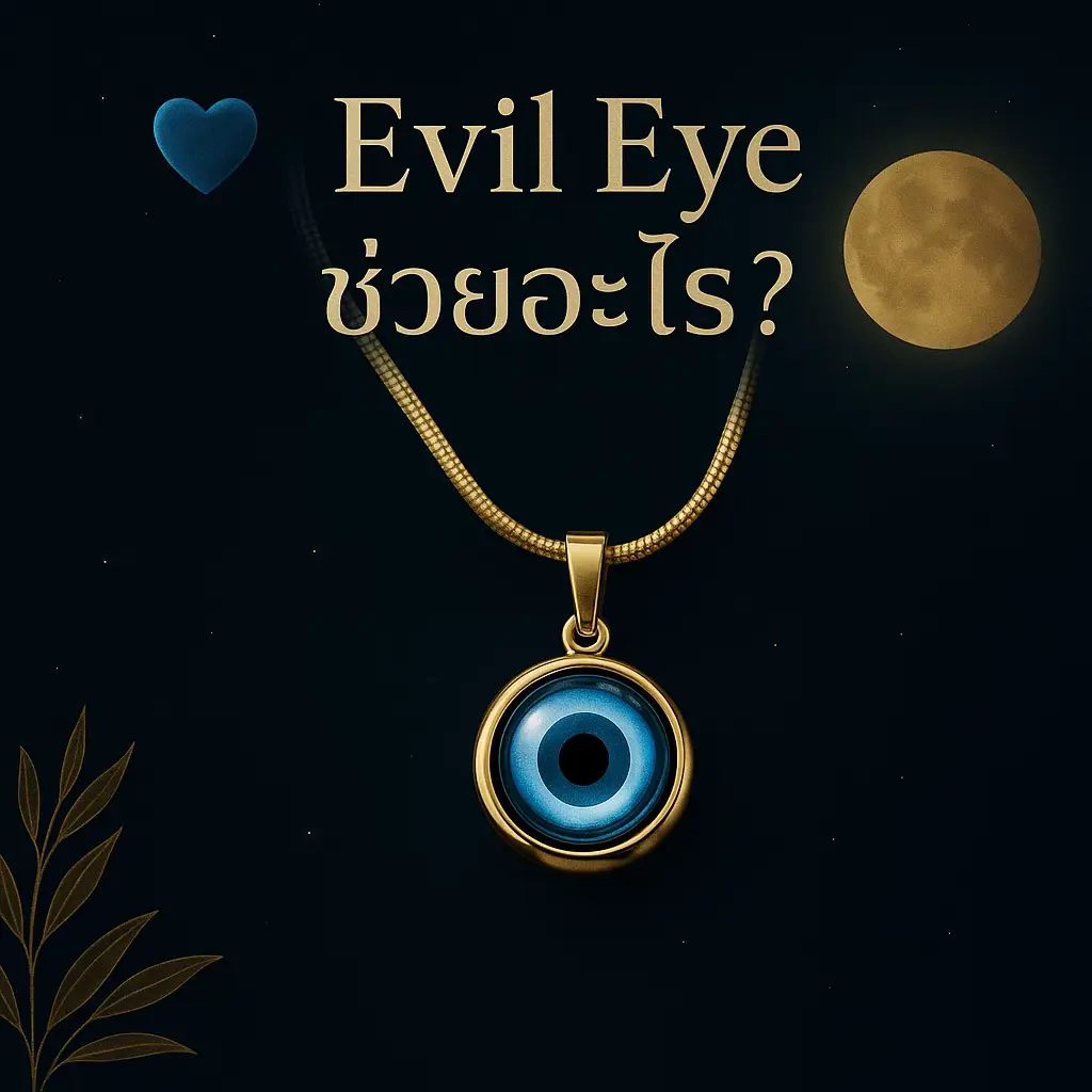 Evil Eye ช่วยอะไร? 🔮🧿🪬 	1.	ป้องกันพลังงานลบ 📿 	2.	ตัดพลังอิจฉาและคำพูดไม่ดี 🌙 	3.	เสริมพลังใจให้มั่นคง ⚱️ 	4.	เปิดทางให้พลังงานดีเข้ามา 💟 	5.	ดึงดูดคนดี ๆ และโอกาสใหม่ 🍀 #สายมู #อีวิวอาย #evileye #evileyeของแท้ #ดวงตาปีศาจ 