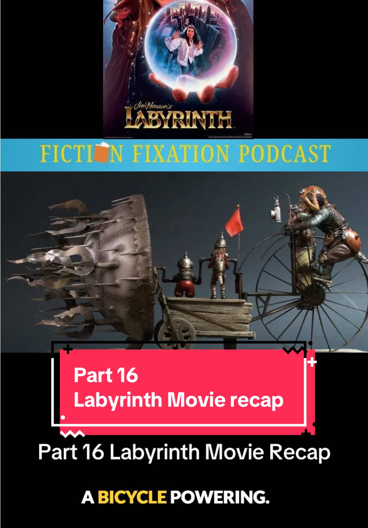 Part 16 of our Labyrinth movie recap  #goblinking #labyrinthmovie #movierecap #jareth #davidbowie