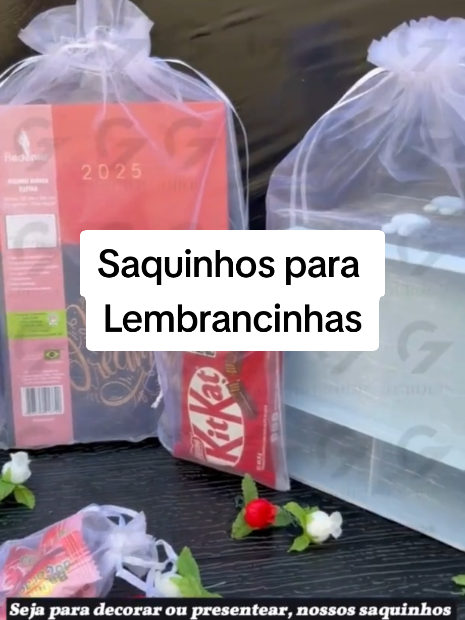 Saquinhos para lembrancinhas  #lembrancinha #organza #festa #eventos #embalagem 