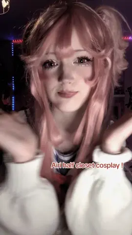 combined Lottie's Madoka pigtails to a pink wig and used Reines jumper😛  #cosplay #projectsekai #projectsekaicosplay #airi #airicosplay 