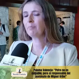 #DECLARACIÓN | Paloma Valencia: “Petro no es culpable, pero sí responsable del asesinato de Miguel Uribe” #paloma  #violencia  #miguel  #petro 