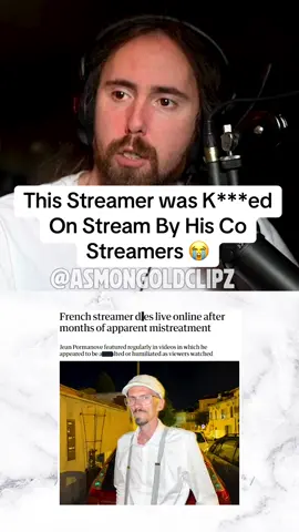 This situation with French streamer Jean Pormanove is insane. #asmongold #kickstreamer #jeanpormanove #livestreamfails #streamerclips 