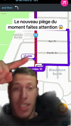 Faites attention si waze vos propose une déviation au milieu de la nuit 😱 #waze #piege #prevention #route  