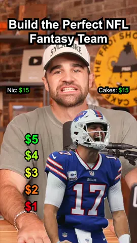 Spend $15 to Build Your PERFECT NFL Fantasy Team 🏈 