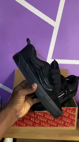 Vans Knu Skool  [Triple Black] Size : 39  #sneakers #sneakerhead #vans #vansknuskool #knuskool 