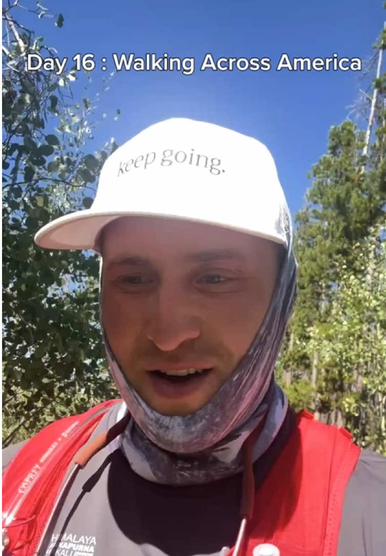 IM WALKING ACROSS AMERICA AGAIN 🇺🇸! DAY 16 6 miles  106/3,000 McDonald Pass, MT patience and faith