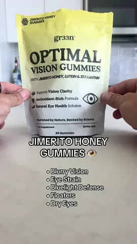 Eat two of these gummies daily for improved eye health #eyehealth 