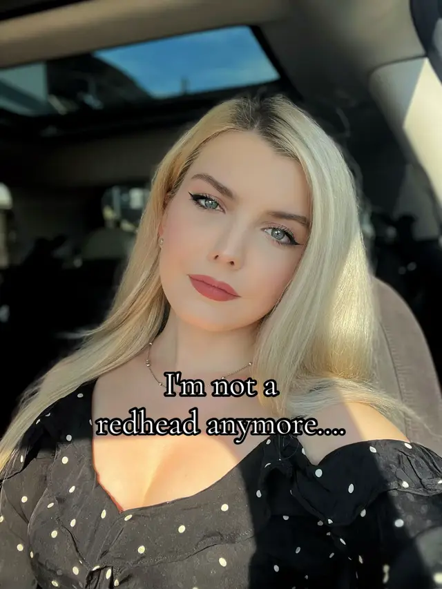 #blondehair #redhair #fyp #fypromania  