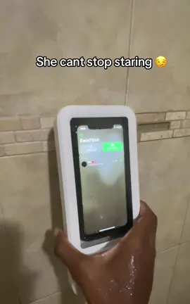 She’ll love it 😍 #couplegoals #longdistancerelationship #showerroutine #phone #selflove 