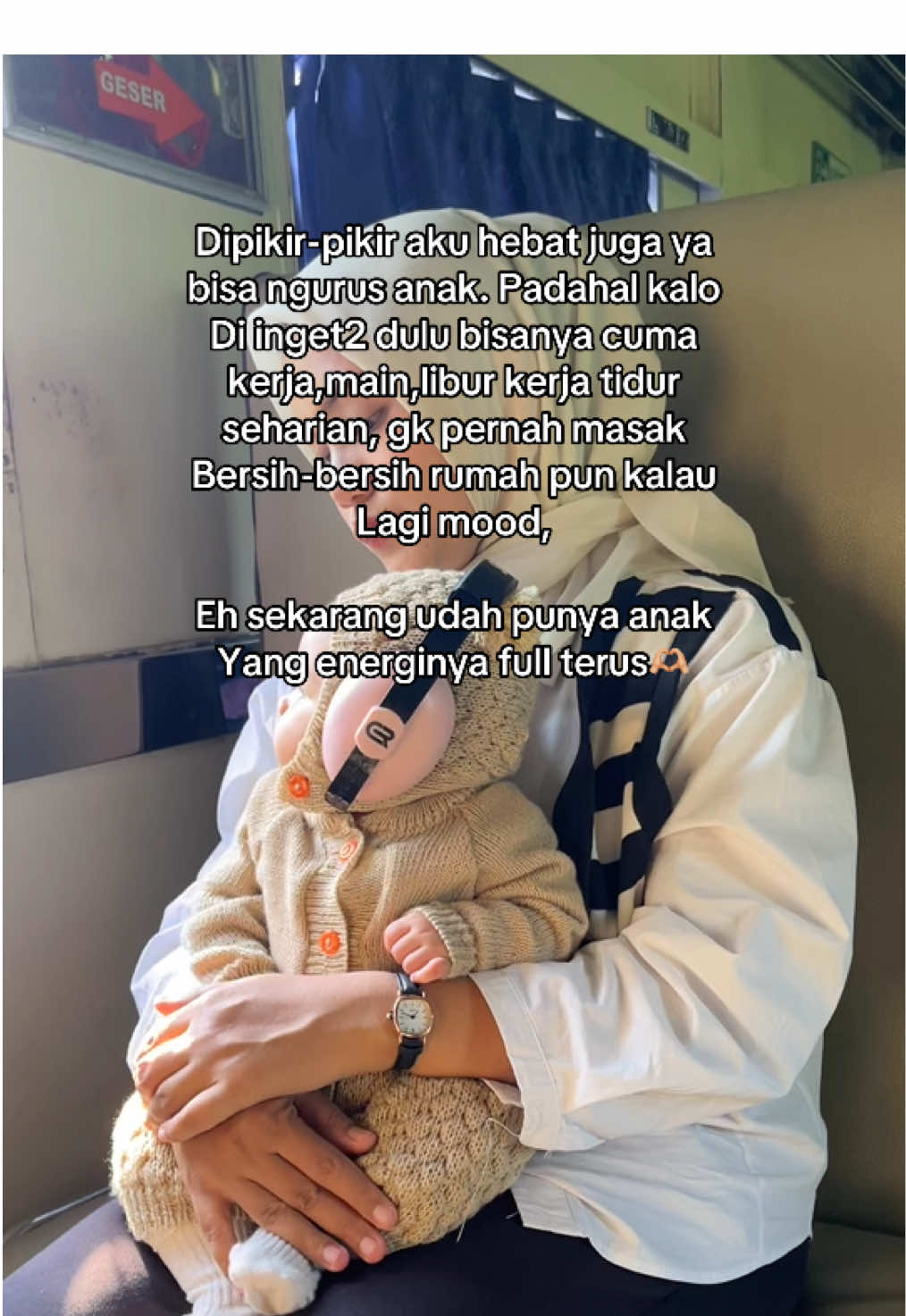 Masyaallah ternyata bisa juga jadi seorang ibu,dulu mikirnya sanggup gak ya kalo jadi ibu? Alhamdulilah sekarang lagi ngejalanin 😍 masyaallah semoga umur aku panjang biar bisa terus rawat anak aku 🫶🏼 #masyaallahtabarakkallah #ibudanbayi #ibuhebat #ibuanak1 