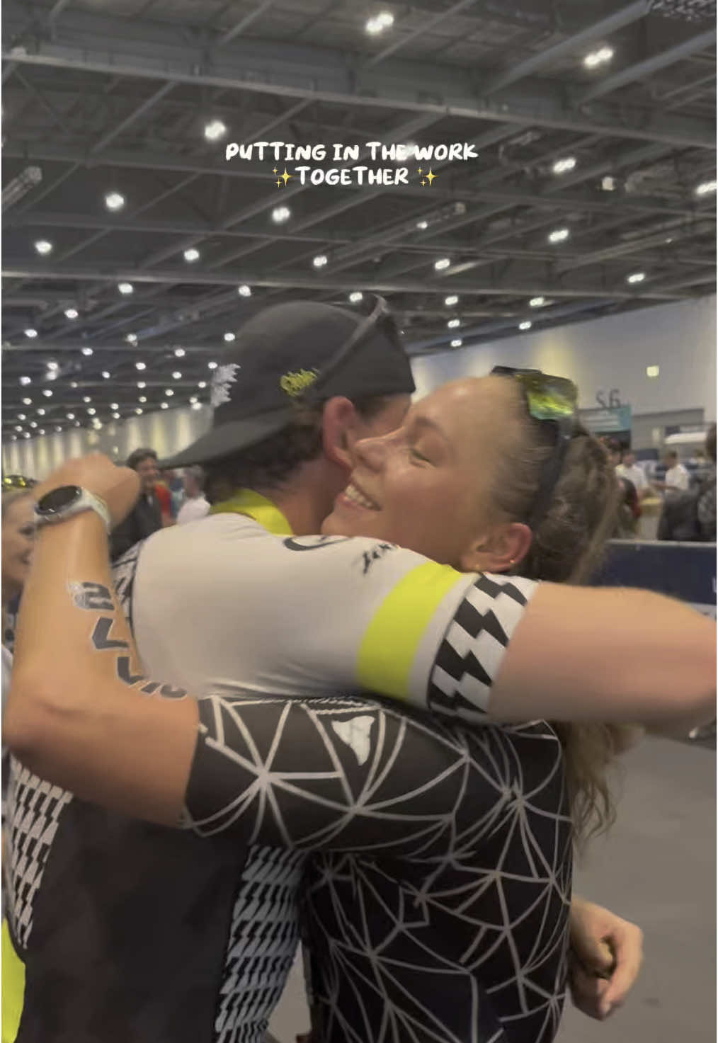 Lucky to share the same passions as you @Hayden 🫶🏻  #couple #couplegoals #fitnesscouple #fitnesscouplegoals #trainingpartner #Fitness #triathlon #triathalontraining 