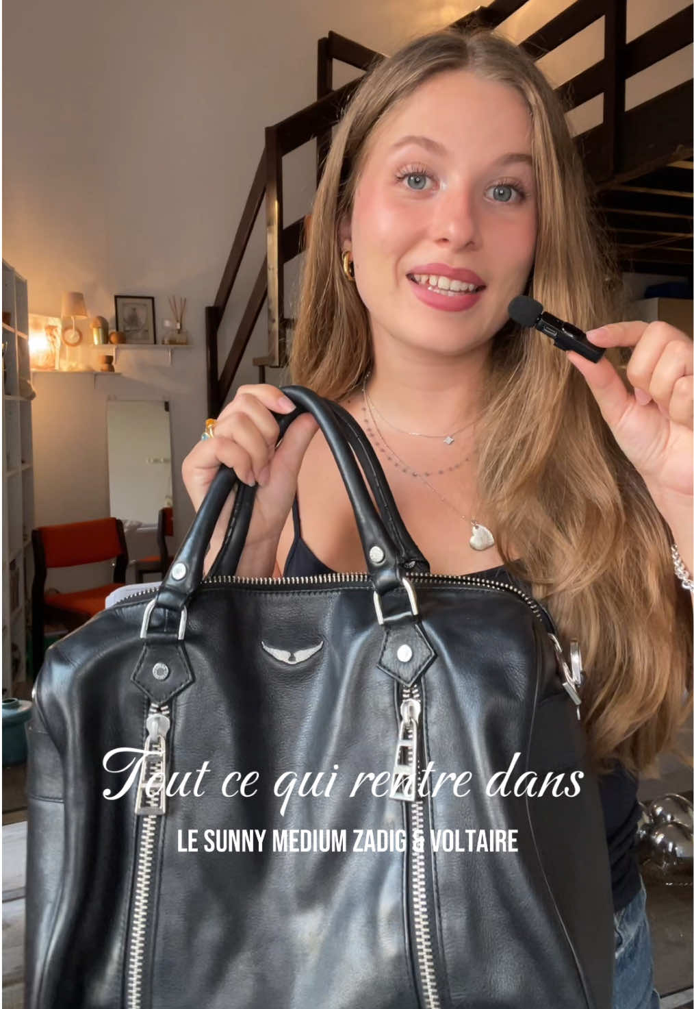 Le sac de cours de star 🌟 @Zadig&Voltaire #zadigetvoltaire #sac #rentree #whatsinmybag #fyp 