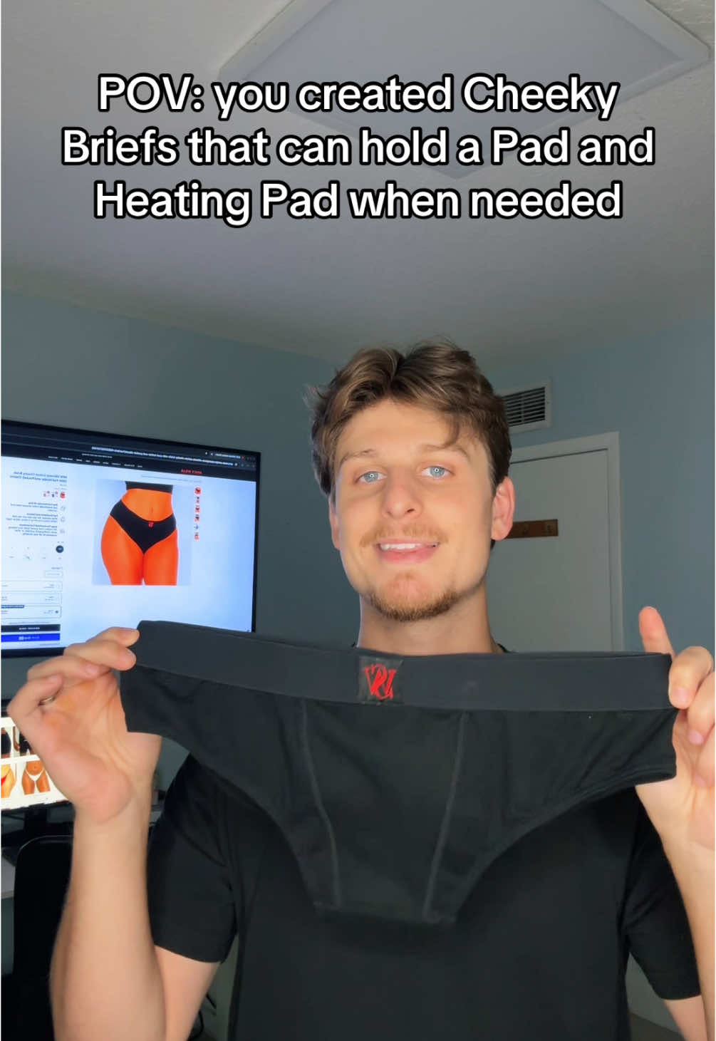 I created these briefs for my wife because during her period, her pad would shift and make her feel uncomfortable and insecure. So first I created the Ultimate Everyday Boxer with a Pad holder and pocket, but then she wanted a better option to wear under leggings... These are the Ultimate Cotton Cheeky Briefs. They're soft, breathable, and have a discreet flap that securely holds even the largest pads in place when needed. No shifting. No stress. Just comfort. They can even hold a heating pad, cooling pad or other small essentials when needed. She can wear these confidently every day, whether she has her period or not. Let me know what you think or drop your questions below 🙌  #womensunderwear #womensclothingshop #pads #panties #periods 