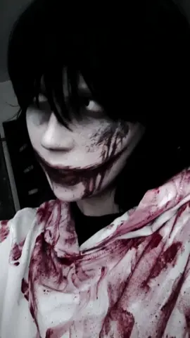 fake blood warning⚠️ #jeffthekillercospaly #creepypasta #creepypastacosplay #jeffthekiller #fyp 