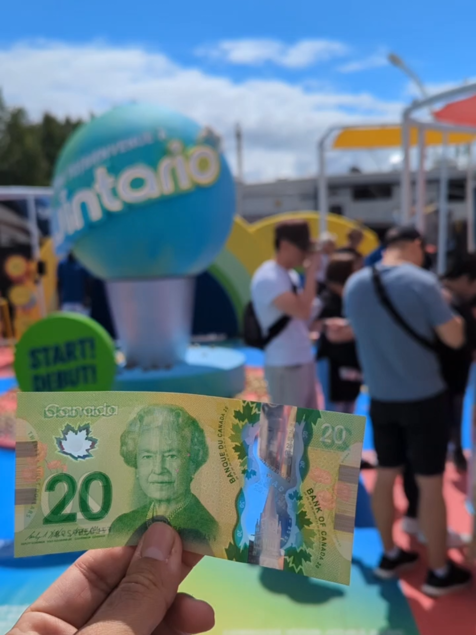 Get free money at the CNE - for real! The OLG has an activation where every single person that plays their games walks away with something. I ended up winning $20 from a free scratch card. On now until August 28! #cne #free #toronto #thingstodo 