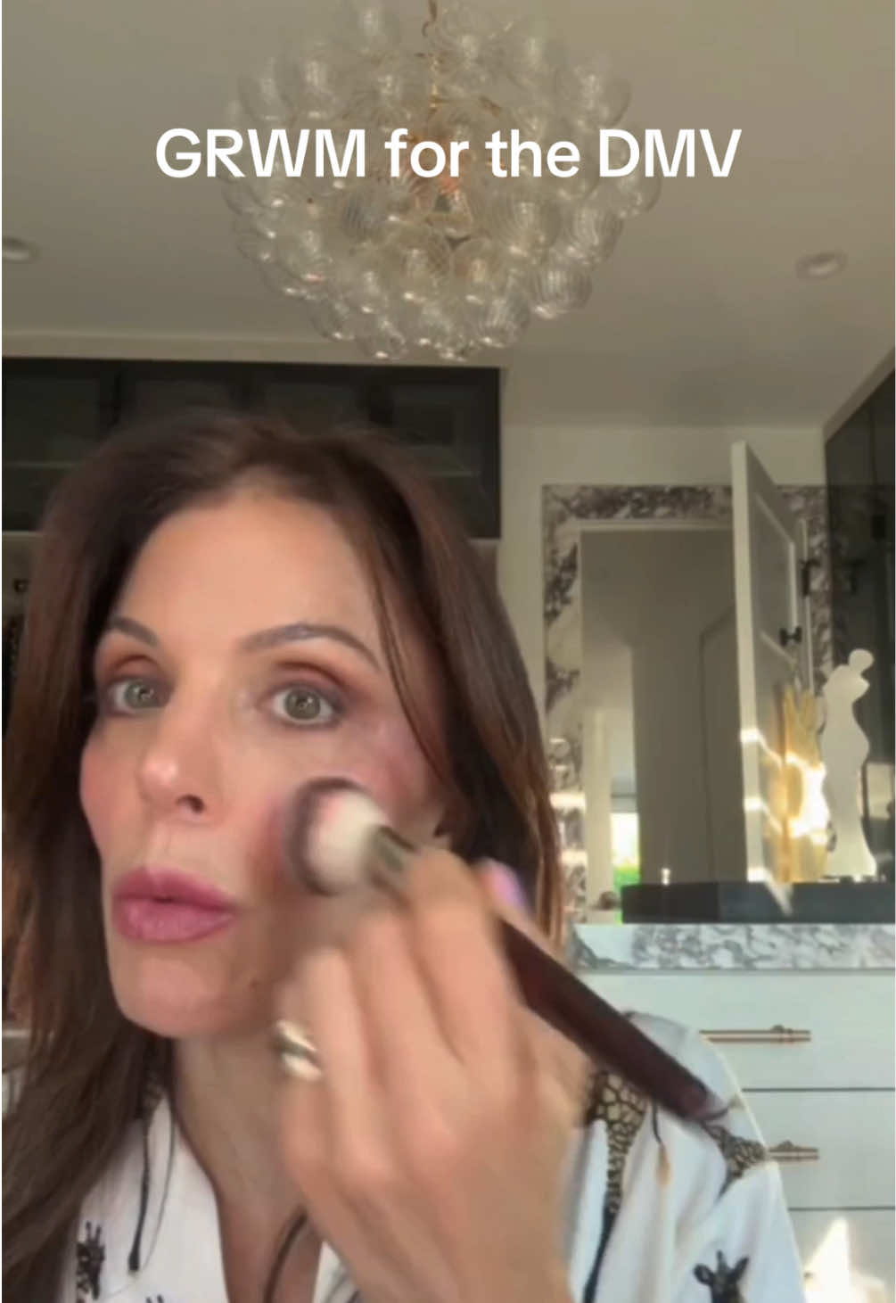 First time doing my makeup in the new Florida house #grwm #dmv #floridalife #makeupreview #bethennymademebuyit 