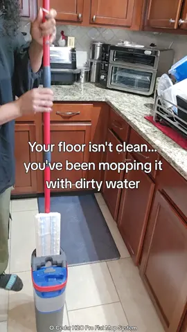 No more swamp water mopping 🚫💦 This system keeps clean and dirty water separate! #OCedarMop #FlatMopSystem #CleanWaterMop #CleanTok   #mopping 