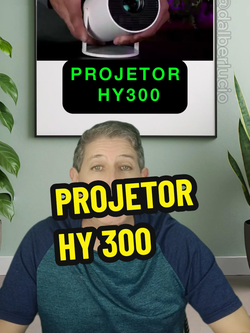 Projetor HY300 #projetor #hy300 #projetorhy300 #tiktokshop 