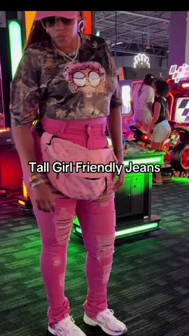 Tall Girl and plus size Friendly PINK JEANS 💕