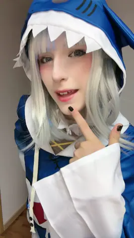 :3 #gawrguracosplay #hololiveen #gawrgura #cosplaygirl #anime 
