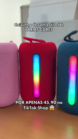 Caixinha de som estilo JBL com preço imperdível no TikTok shop por apenas 45,90 #eletronica #caixadesom 