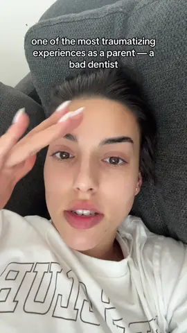 one of the most traumatizing experiences you can have as a parent is taking them to a wrong dentist — chose wisely. #kidsdentist #dentaltrauma #dentaltok 