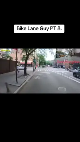 Bike Lane Guy PT 8. #nyc #nyclife #roadrage #bikelane #bike 