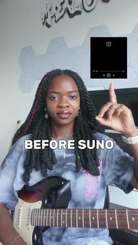 Had this melody on guitar 🎸 and made it into a song with the help of SUNO. Try it out at the link in my bio!! 🫶🏾 @Suno #sunomusic #guitar #songwriter 